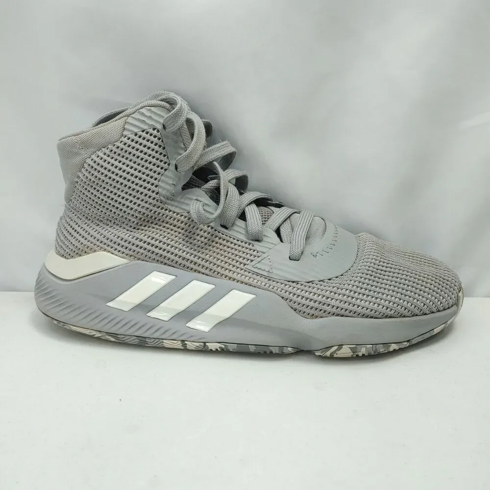 Adidas Men's Pro Bounce 2019 Basketball Shoes Grey EF0474 Size 8.5